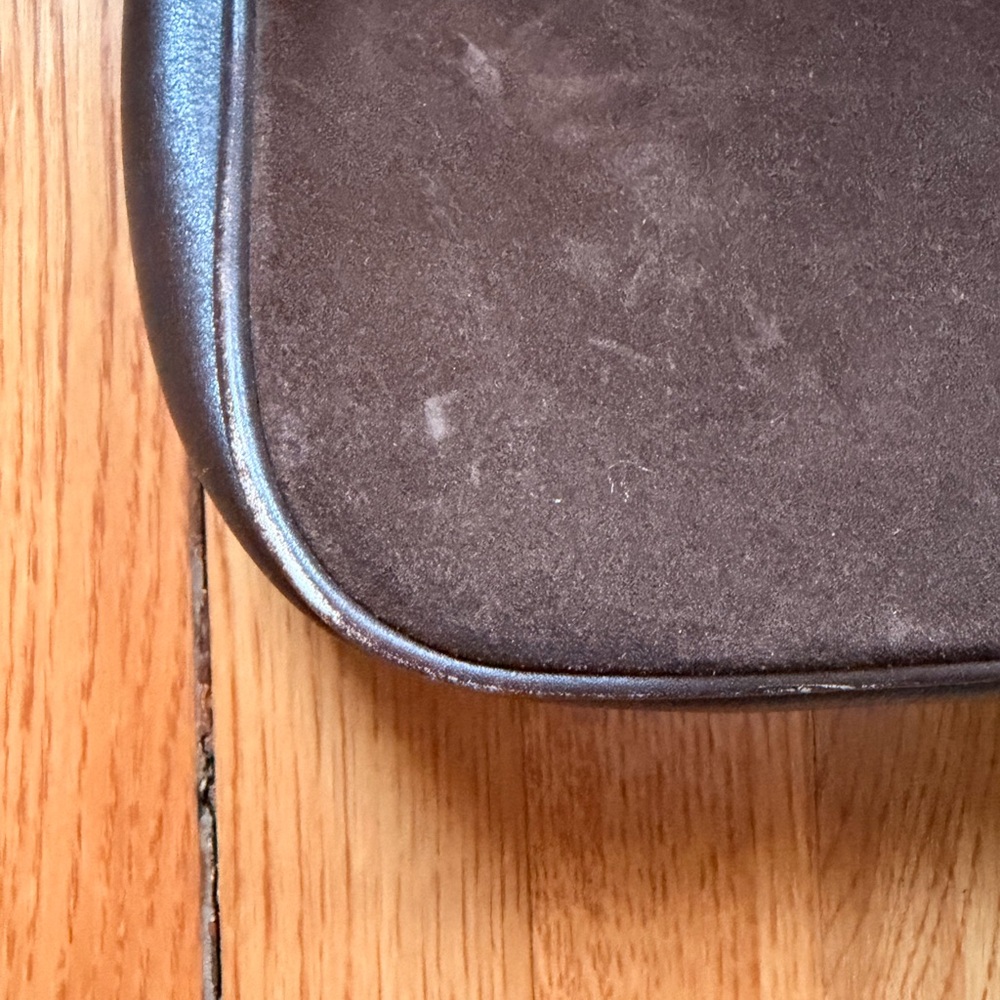 Vintage Gucci Dark Brown Chocolate Suede Shoulder Bag - Picture 5 of 10